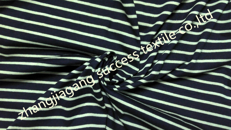 Organic cotton Yarn dye knitted fabric
